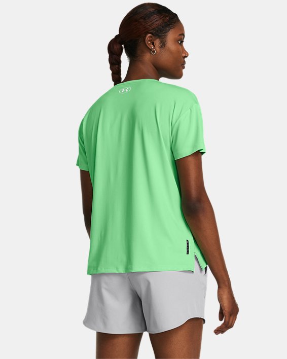 Camiseta de manga corta UA RUSH™ Energy 2.0 para mujer, Green, pdpMainDesktop image number 1